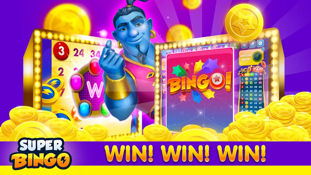 Super Bingo HD - Bingo Games (упер Бинго )  [МОД Mega Pack] Screenshot 5