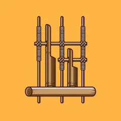 Скачать взлом Angklung Instrument (Ангклунг инструмент)  [МОД Все открыто] - стабильная версия apk на Андроид