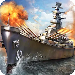 Скачать взломанную Warship Attack 3D  [МОД Бесконечные монеты] - стабильная версия apk на Андроид