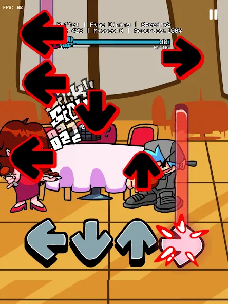 GF Buffet Night Burstin Mod (ФНФ Буфет Найт Берстин Мод)  [МОД Unlocked] Screenshot 4