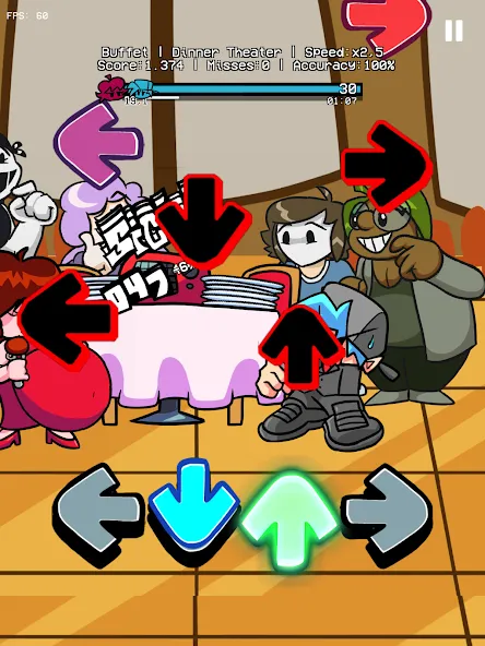 GF Buffet Night Burstin Mod (ФНФ Буфет Найт Берстин Мод)  [МОД Unlocked] Screenshot 5