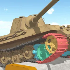 Взлом Tank Physics Mobile Vol.3  [МОД Все открыто] - стабильная версия apk на Андроид