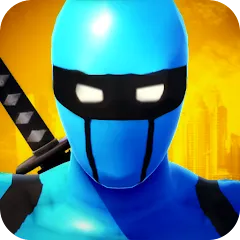 Скачать взломанную Blue Ninja : Superhero Game (Блу Ниндзя)  [МОД Unlimited Money] - полная версия apk на Андроид