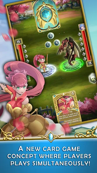 Crystal Soul - TCG Card Battle  [МОД Unlimited Money] Screenshot 1