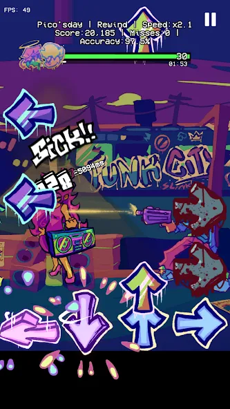 Pico Friday Date Week Series (ФНФ Пико Фанкин Серия Мод)  [МОД Меню] Screenshot 1