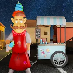 Скачать взломанную Ice Cream Man: Horror Scream (Айс Скрим)  [МОД Много монет] - последняя версия apk на Андроид
