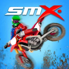 Скачать взломанную SMX: Supermoto Vs. Motocross (СМХ)  [МОД Бесконечные деньги] - последняя версия apk на Андроид