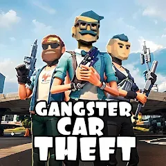 Скачать взлом Gangster Car Theft Games (Гангстерская автомобильная война игр)  [МОД Menu] - стабильная версия apk на Андроид
