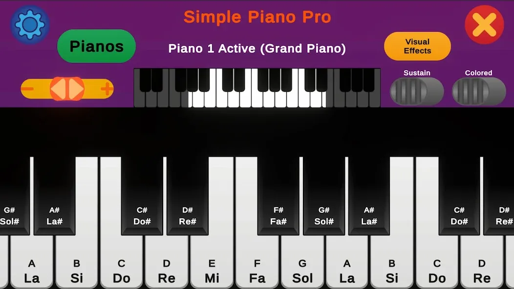 Simple Piano Pro (Симпл Пиано Про)  [МОД Бесконечные монеты] Screenshot 1