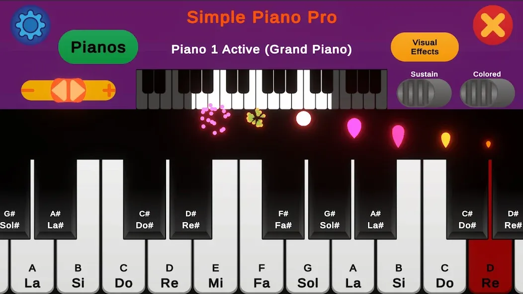 Simple Piano Pro (Симпл Пиано Про)  [МОД Бесконечные монеты] Screenshot 2