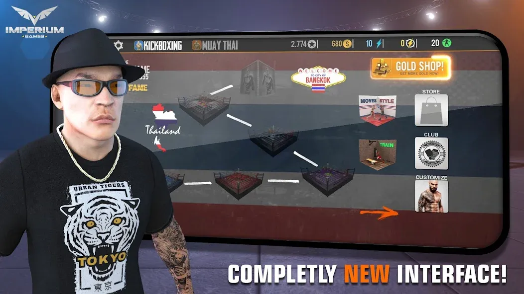 Muay Thai 2 - Fighting Clash (Муай Тай 2)  [МОД Много монет] Screenshot 4