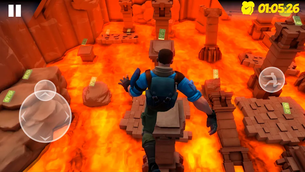 Hot Lava Floor: Urban Escape (Хот Лава Флор)  [МОД Бесконечные деньги] Screenshot 3
