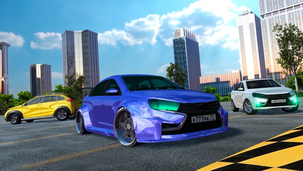 Lada - Russian Car Driving  [МОД Много денег] Screenshot 2