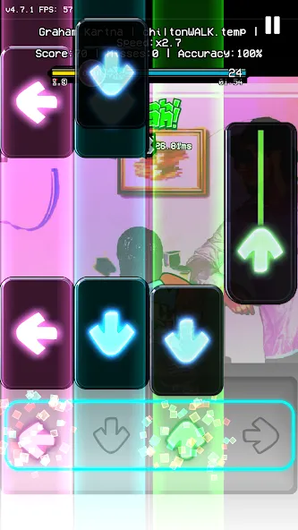 OsuAnime Bling Bang Bang Born (Уии Фанкин Етелед ФНФ Мод)  [МОД Unlocked] Screenshot 3