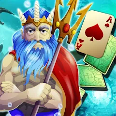 Скачать взлом Solitaire Atlantis (олитэр Атлантис)  [МОД Много монет] - последняя версия apk на Андроид