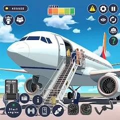 Скачать взлом Airplane Game Flight Simulator  [МОД Unlimited Money] - стабильная версия apk на Андроид
