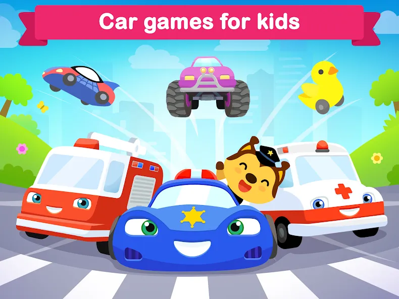 Car games for kids & toddler  [МОД Unlocked] Screenshot 5