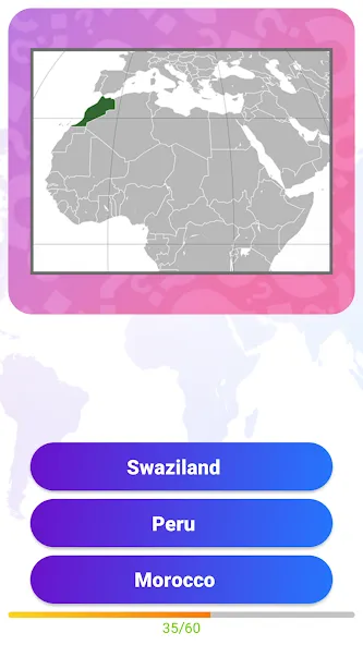 World Geography Quiz Game  [МОД Бесконечные деньги] Screenshot 3