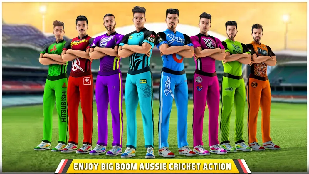 Aussie T20 Cricket Game 2023  [МОД Все открыто] Screenshot 1