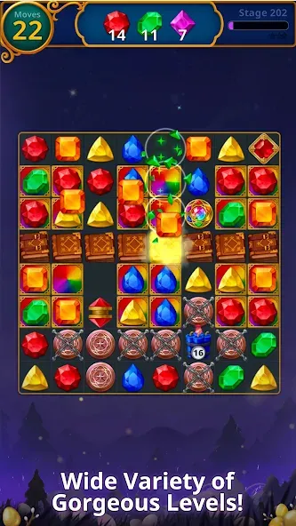 Jewels Magic: Mystery Match3 (Джуэлс Мэджик)  [МОД Menu] Screenshot 5