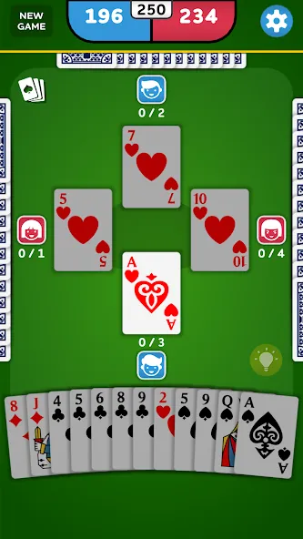Spades - Card Game (Спейдс)  [МОД Много монет] Screenshot 2