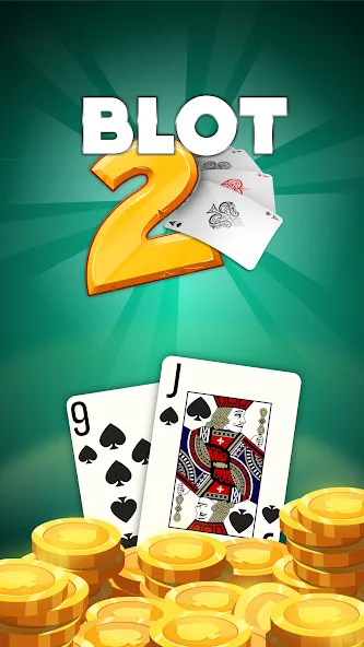 Blot 2 - Classic Belote (Блот 2)  [МОД Бесконечные монеты] Screenshot 1