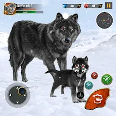 Взлом Wild Wolf Simulator Wolf Games  [МОД Много монет] - последняя версия apk на Андроид