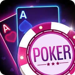Взлом Poker Texas Holdem (Покер Техасский Холдем)  [МОД Все открыто] - последняя версия apk на Андроид