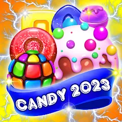 Взломанная Candy 2024-Candy Match 3 Game (Кэнди 2023)  [МОД Mega Pack] - полная версия apk на Андроид