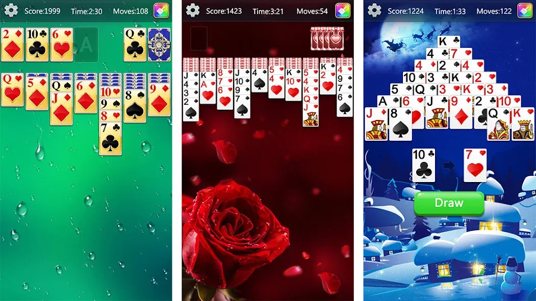 Solitaire Collection Fun (Солитер Коллекция Фан)  [МОД Бесконечные деньги] Screenshot 1