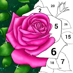 Скачать взломанную Casual Color - Color by Number  [МОД Все открыто] - стабильная версия apk на Андроид