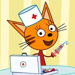 Взлом Kid-E-Cats: Animal hospital  [МОД Unlocked] - полная версия apk на Андроид