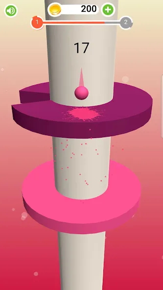 Прыгун. Шарик прыгает ловко  [МОД Много денег] Screenshot 4