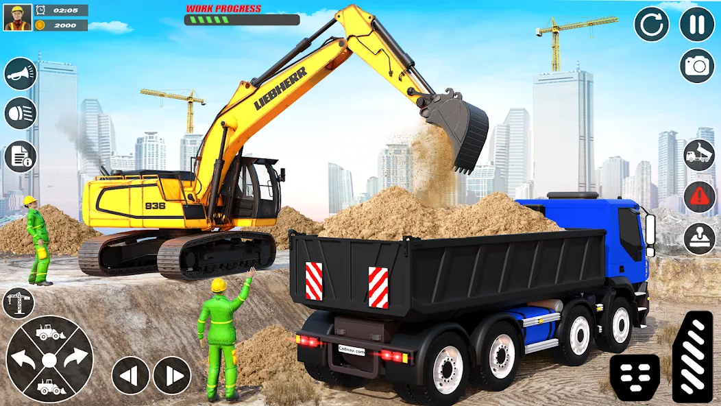 City Builder Construction Sim (Сити Билдер Констракшн Сим)  [МОД Меню] Screenshot 1