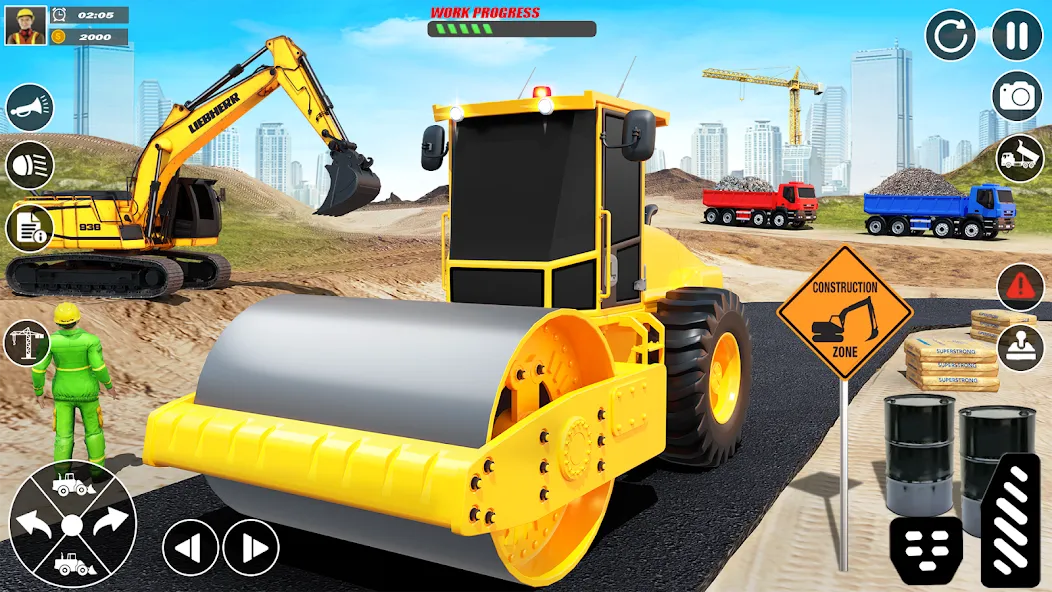 City Builder Construction Sim (Сити Билдер Констракшн Сим)  [МОД Меню] Screenshot 2