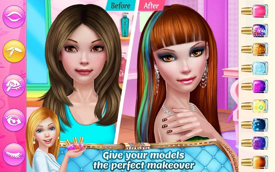 Stylist Girl: Make Me Fabulous  [МОД Unlocked] Screenshot 3