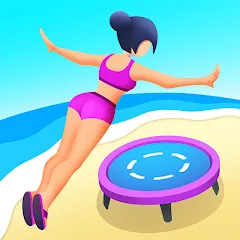 Взлом Flip Jump Stack!  [МОД Много денег] - стабильная версия apk на Андроид