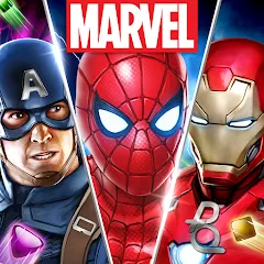 Взломанная MARVEL Puzzle Quest: Hero RPG (Марвел Пазл Квест)  [МОД Много монет] - стабильная версия apk на Андроид