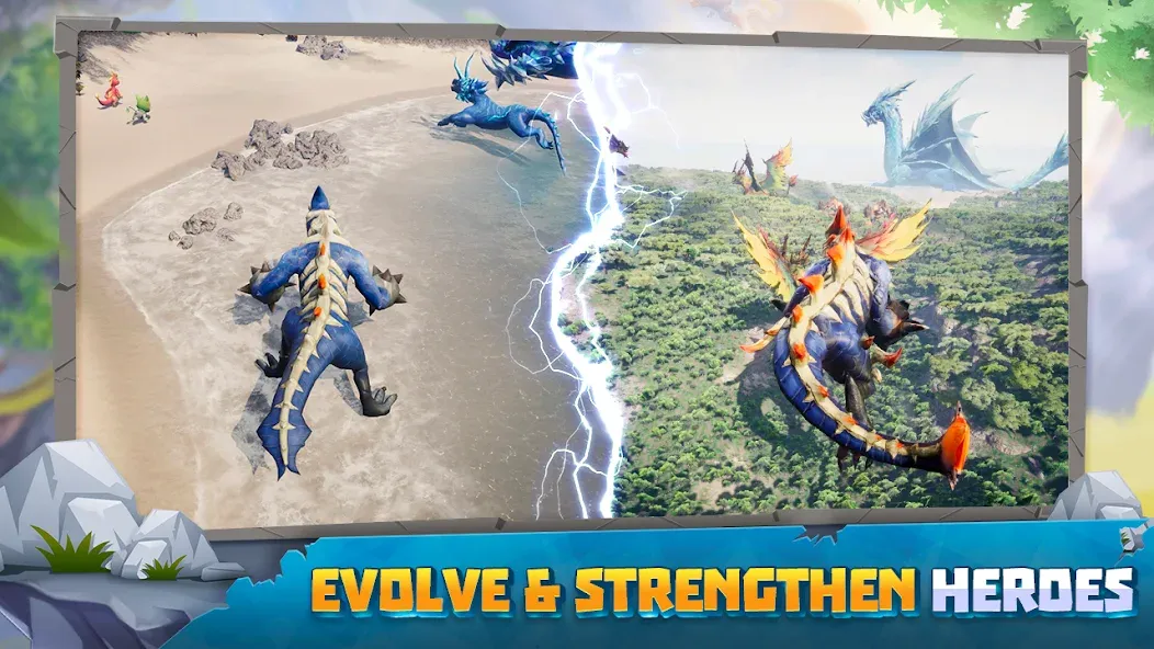 Summon Dragons (Саммон Драгонс)  [МОД Много монет] Screenshot 1