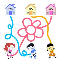 Взломанная Toilet Rush Race: Draw Puzzle (Туалетная гонкаприпас)  [МОД Меню] - последняя версия apk на Андроид