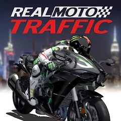 Скачать взломанную Real Moto Traffic (Реал Мото Трафик)  [МОД Mega Pack] - полная версия apk на Андроид