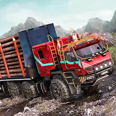 Скачать взломанную Offroad Mud Truck Driving Sim  [МОД Unlocked] - полная версия apk на Андроид