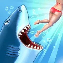 Взломанная Hungry Shark Evolution (Хангри Шарк Эволюшн)  [МОД Все открыто] - последняя версия apk на Андроид