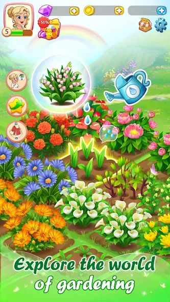 Dream Flower Dressup  [МОД Unlocked] Screenshot 5