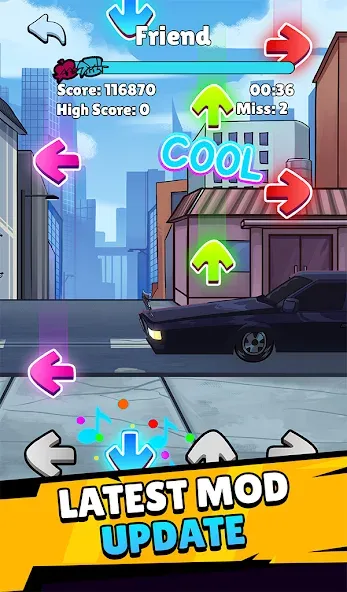 Music Rap Time Battle (Фанкин Музыка)  [МОД Бесконечные деньги] Screenshot 1