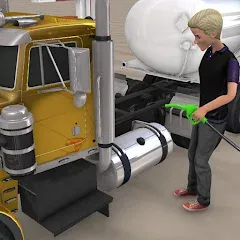 Скачать взлом Euro Truck Gas Station Games  [МОД Много денег] - последняя версия apk на Андроид