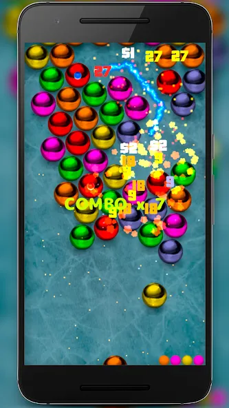 Magnetic balls bubble shoot  [МОД Unlocked] Screenshot 3