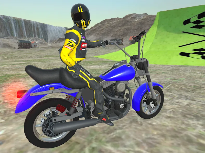 Moto bike Driving: Mega Ramp  [МОД Меню] Screenshot 1