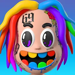 Взломанная 6ix9ine Runner (икс9айн Раннер)  [МОД Mega Pack] - последняя версия apk на Андроид