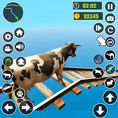 Взломанная Epic Cow Ramp Rush Run Game  [МОД Меню] - полная версия apk на Андроид